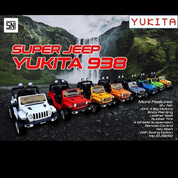 Mainan anak mobil aki ykt938 ykt-938 ykt 938 yukita standard