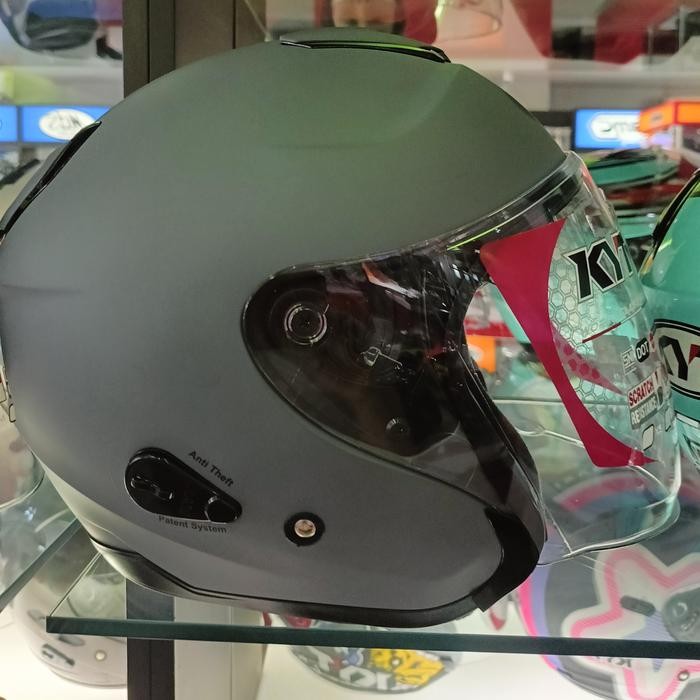 helm kyt kyoto matt gorila grey