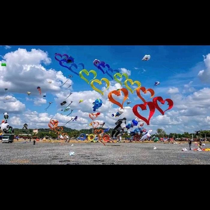 Heart Kite 3d Layangan Love viral 2025