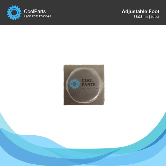 Adjustable Foot kotak /Adjuster Foot 38x38/Kaki Meja Hollow