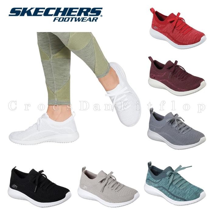 Donatello - Skechers Woman Ultra Flex Statement Original Sepatu Wanita - Free Dus