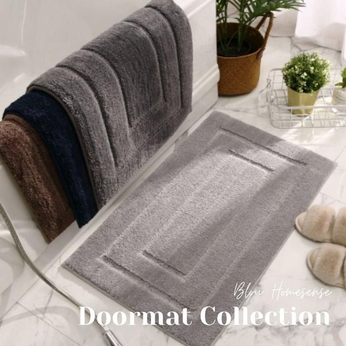 Blou Preum Bathmat Karpet Keset Kamar Mandi Anti Slip Tebal Mewah