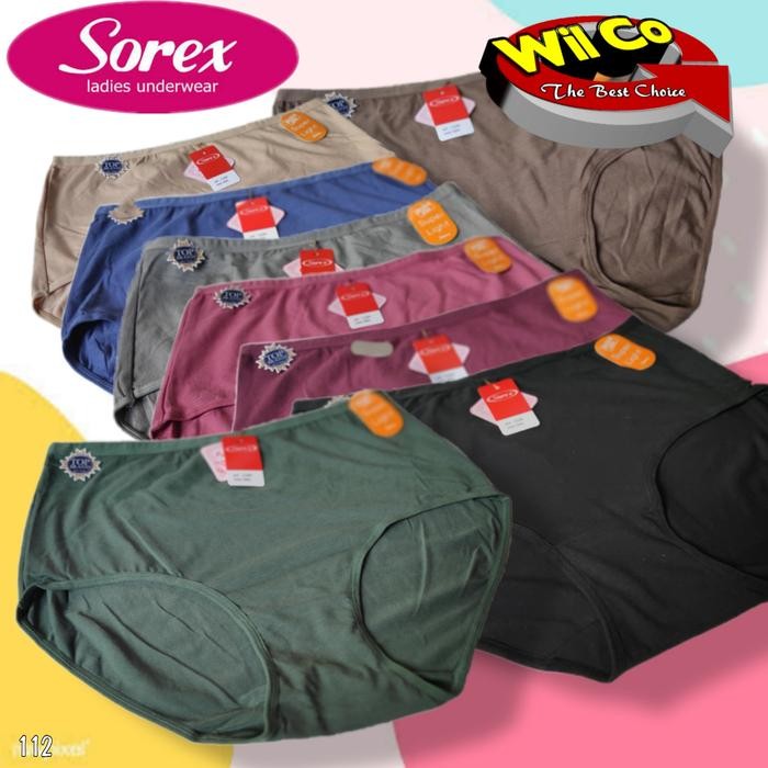yrka- K112 Sorex Celana Dalam Wanita Dewasa Jumbo, Cd Wanita Jumbo Sorex Size Eql Qql Qxl