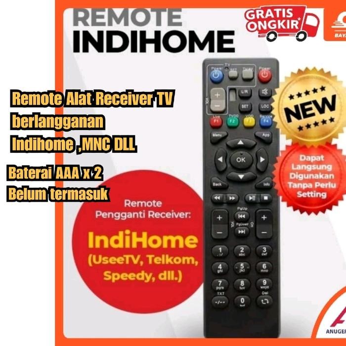 3j4e- Remote Stb Receiver Alat Tv Kabel Tv Berbayar Indihome Mnc Vision Dll Remot Indihome