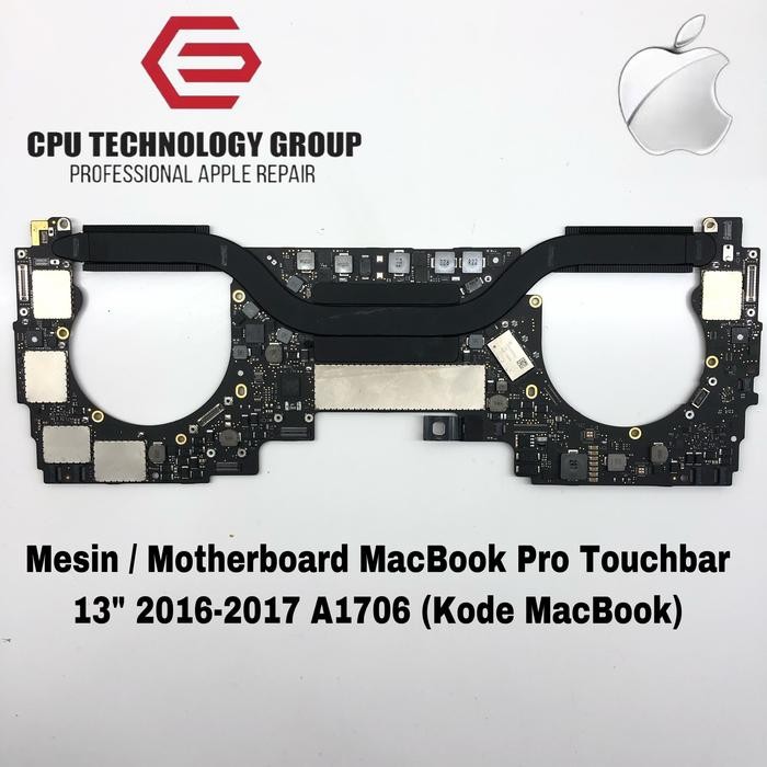 Motherboard MacBook Pro A1706 Mesin 2017 16+256GB 820-00923 Logicboard