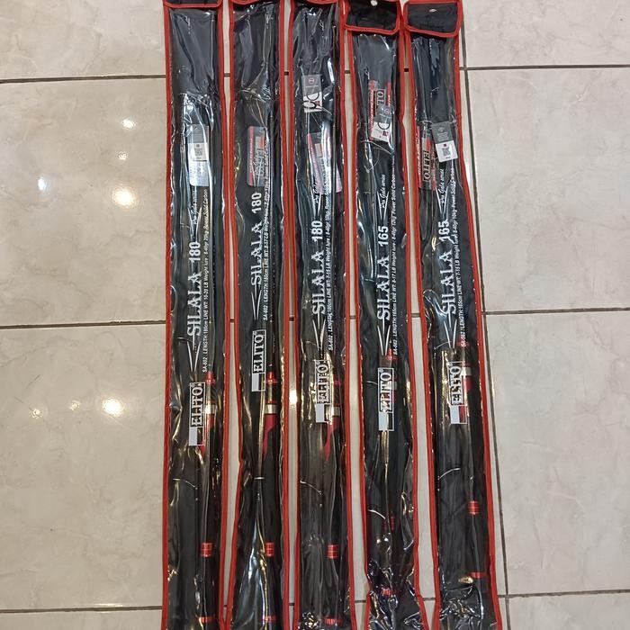 Joran Spinning Elito Silala Stik Pancing Galatama Ring Full Fuji Gagang Busa Eva Action Medium Heavy