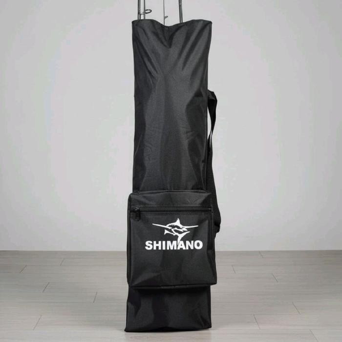 Shimano Tas Pancing Kotak Joran Tegek & Rill Anti Air 80cm-120cm Bahan Poliester 420 Fleksibel