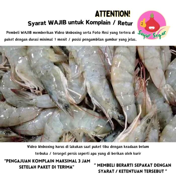 Instanbisa- Udang Segar/Udang Ukuran Kecil/Udang Segar 500 Gram