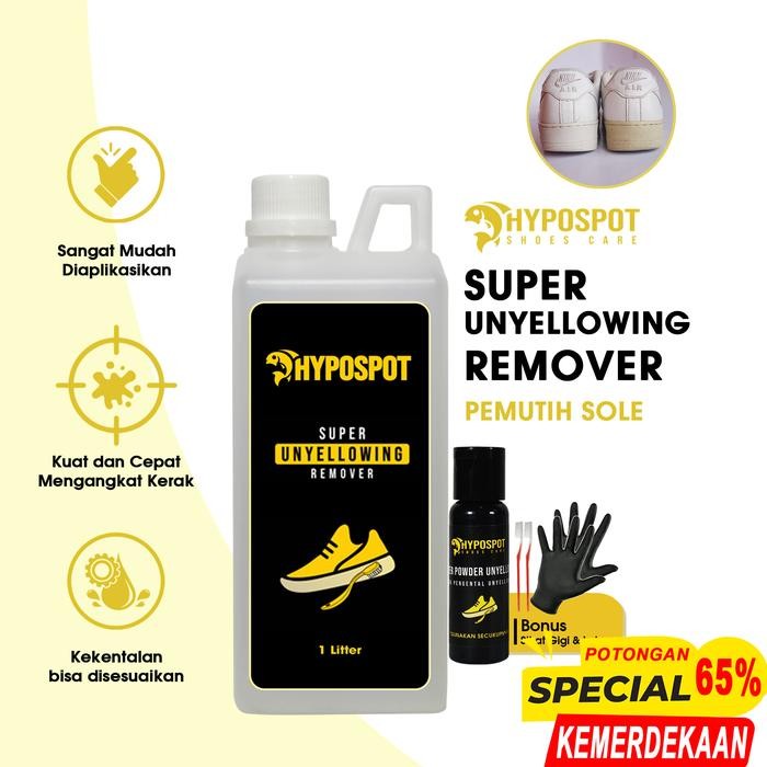 av53-Hypospot - Super Unyellowing Remover Pemutih Midsole Outsole 1 Liter - Pemutih Sepatu