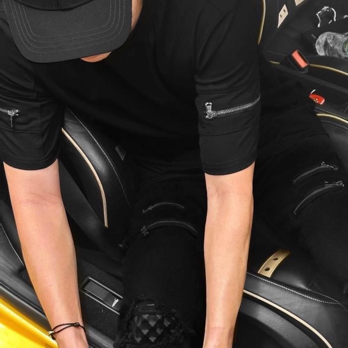 7ccl- Rucas Jeans Diamond Leather New Era Begins Skinny Original 100%