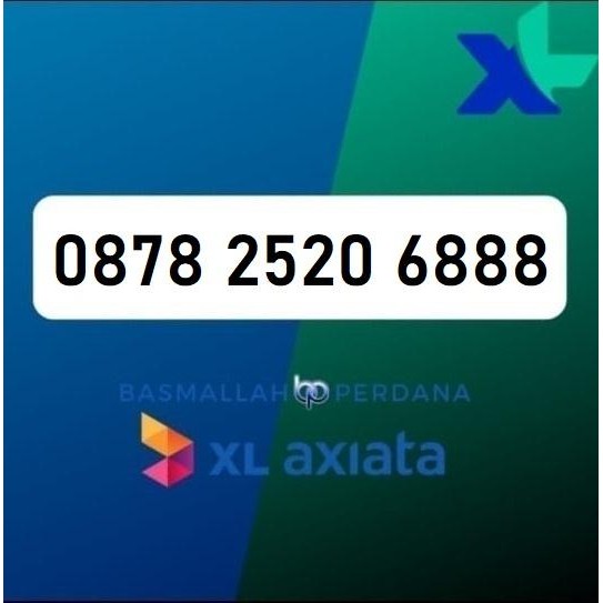 Nomor Cantik XB78 2520 6888 Perdana XL 4G 5G YOP925