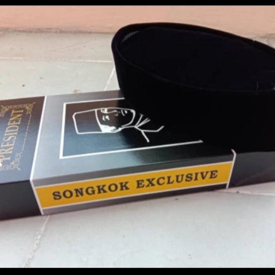 KirimCpT- Songkok Pendek 6 Cm Peci Hitam Kopiah Hitam Unik