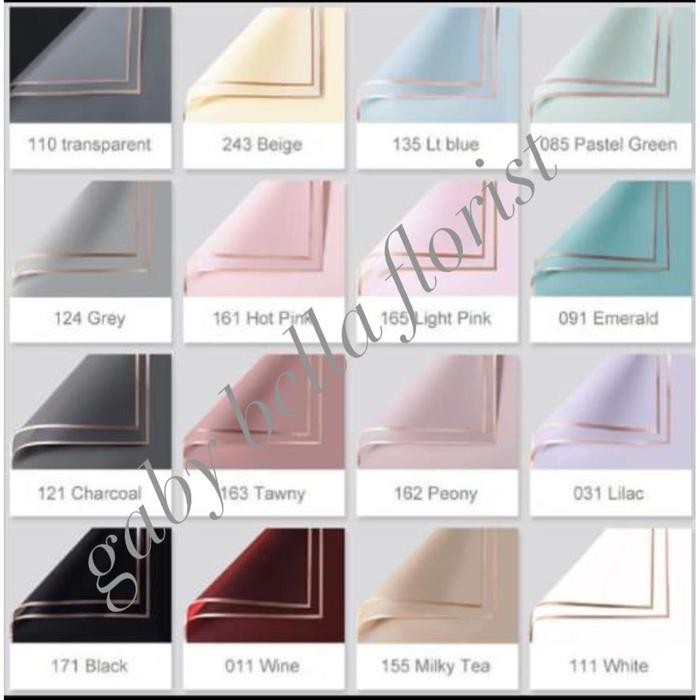 Kertas buket bunga Wrapping buket Paper wrapping Tisu buket satuan