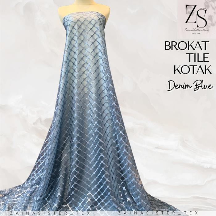 SIAPKIRIM Kain Brukat Tulle Kotak / Tile Kotak / Brukat Jaring / Tille Jaring / Tulle Jaring / Tile
