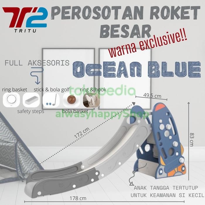 PEROSOTAN ANAK/PEROSOTAN ROKET BESAR/MAINAN PEROSOTAN TRITU