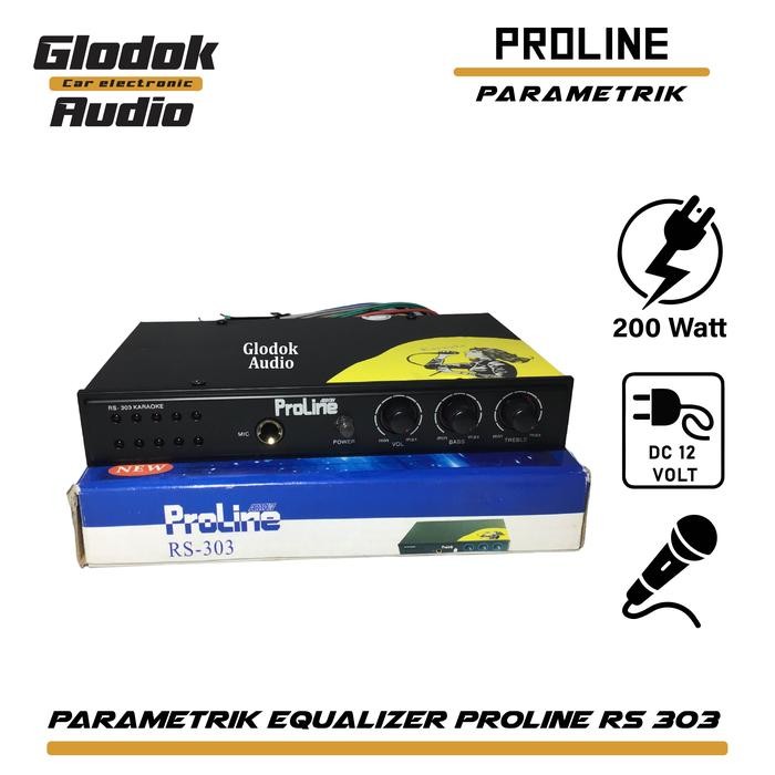Populer Equalizer/Boster Proline Rs303 Power Amplifier Mini Stereo Karauke Terlariss 