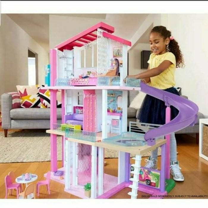 Barbie dreamhouse 3 Floor Original/ Mainan Rumah Barbie Besar 3 lantai