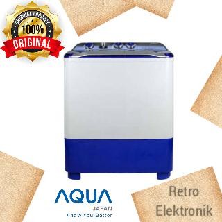 Mesin Cuci Aqua 8KG 2 Tabung