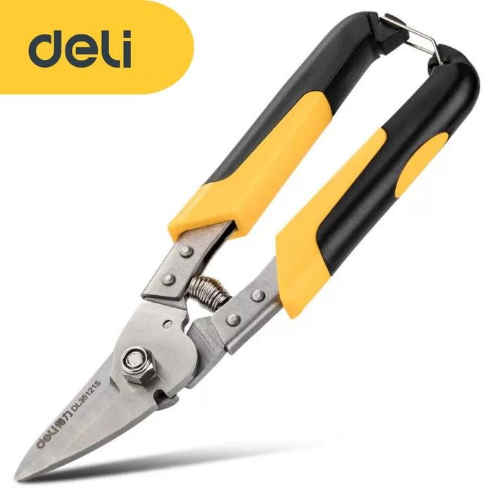 Lansungkirim- [Today Flash Sale] Deli Gunting Holo Baja Ringan Dl351215