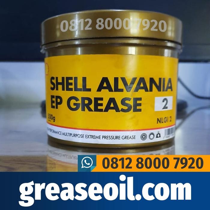 Ready Gemuk SHELL ALVANIA EP 2 Grease Lithium EP Multi Purpose Can 500 Gr