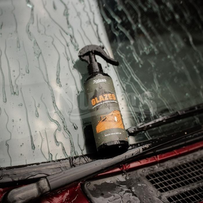 Nutens Glazes - Pelapis Kaca Mobil Anti Air Efek Daun Talas Water Repellent Terlaris
