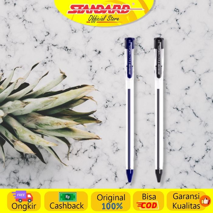 gg6c- Standard - Pulpen Tecnogel 0.5 ( Alat Tulis / Pen / Ballpoint / Pena )