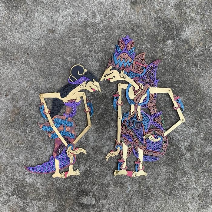 Wayang Kulit Rama Shinta Mahar 28 cm