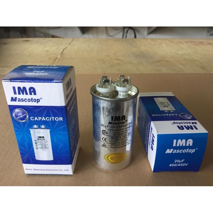 KAPASITOR AC 20 UF/CAPASITOR AC 20 UF "IMA"