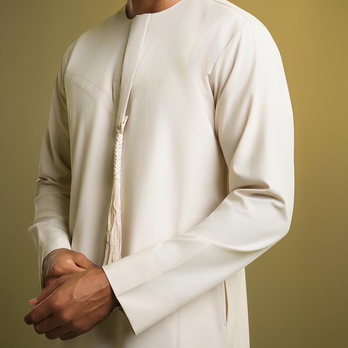[THOBE KANDORA] Thobe Studios (Jubah / Gamis Pria Premium Slimfit) Premium Polyester