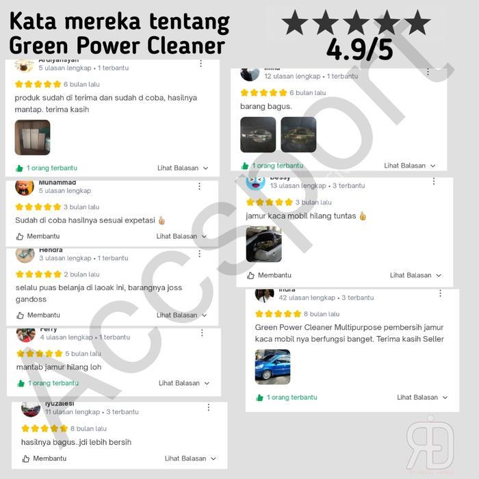 NEW GREEN POWER CLEANER MULTIPURPOSE PEMBERSIH JAMUR KACA