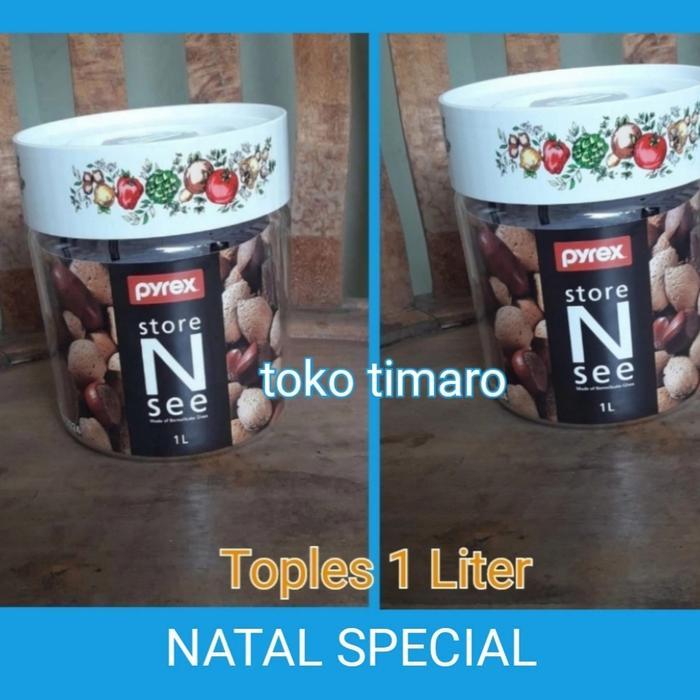 "Ramadhan Specia L" Toples Pyrex Store N See, 1L (7024-8)