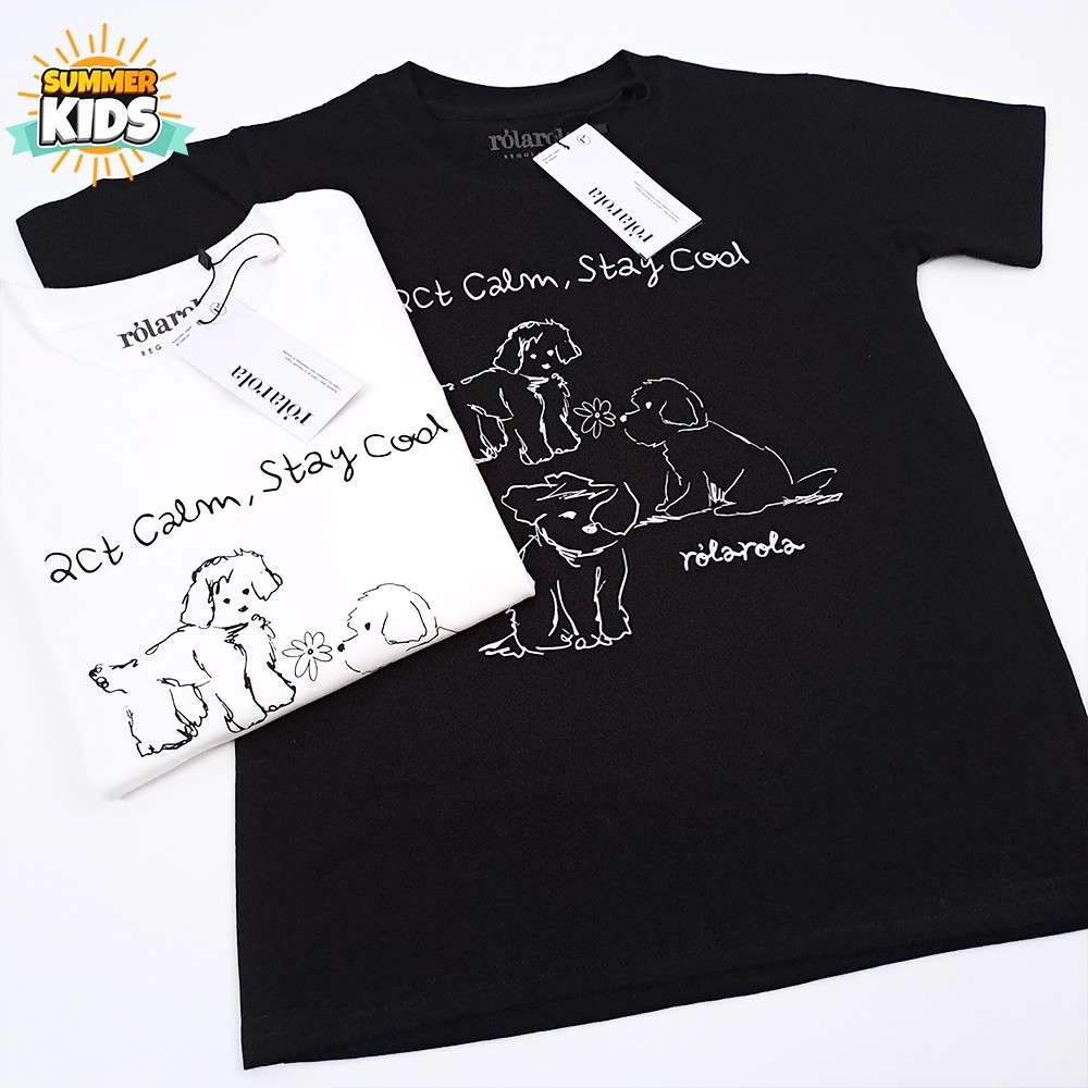 SUMMER KIDS Baju Kaos Anak Laki Laki Perempuan 1-12 Tahun Import Premium ROLA ACTCALM ROLAROLAm