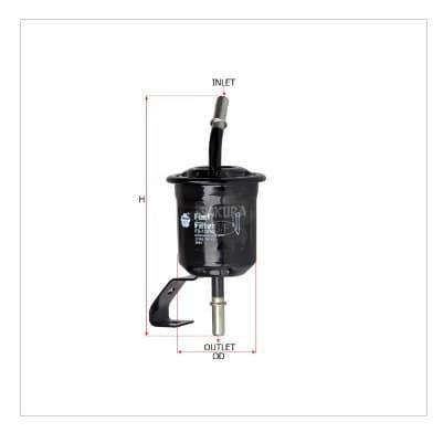 Filter Bensin Innova 2.5cc (2005) Sakura FS-11650
