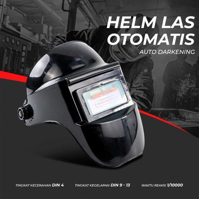 SALE  Helm Las Gelap Otomatis Kacamata / Topeng / Masker Las Auto Darkening ORIGINAL