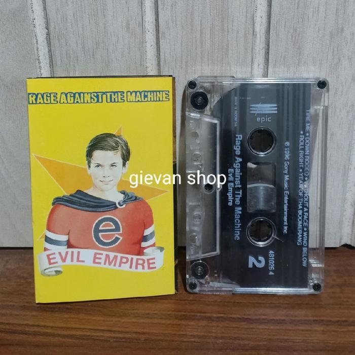 Promo Kaset Pita Tape Ratm Rage Against The Machine Evil Empire Terlaris