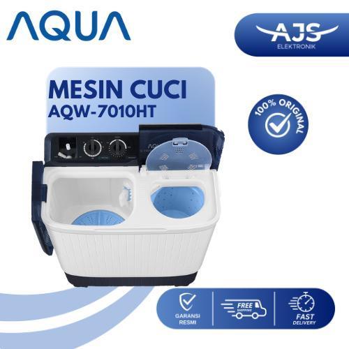 AQUA Mesin Cuci 2 Tabung 7KG QW-751XT / QW 751 XT / QW751XT / 7010HT