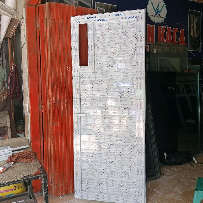 pintu upvc premium, bisa untuk pintu kamar,  pintu garasi, pintu kamar mandi,  pintu garasi dll - do
