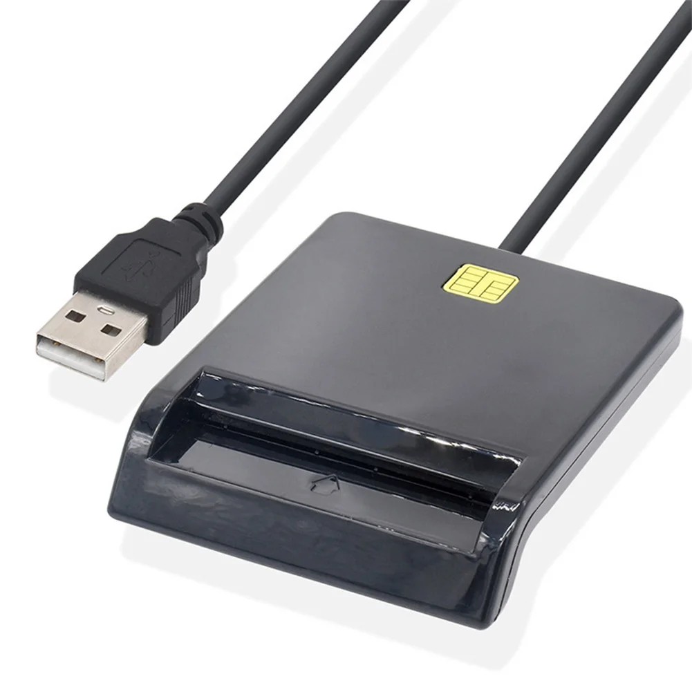 New USB Smart Card Reader Stable Operation Reliable Simplicity for DNIE ATM CAC IC ID SIM Card