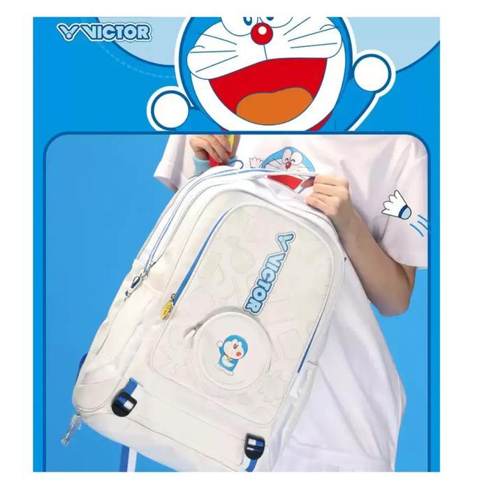 Victor Doraemon Collection Backpack Badminton Bag Br5035Drm / Tas Ransel Badminton Victor Limited
