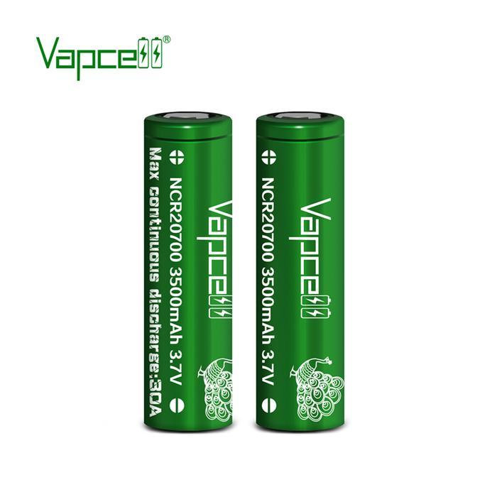 VAPCELL NCR20700 BATERAI 20700 3500mah 30A HIGH DRAIN BATTERY