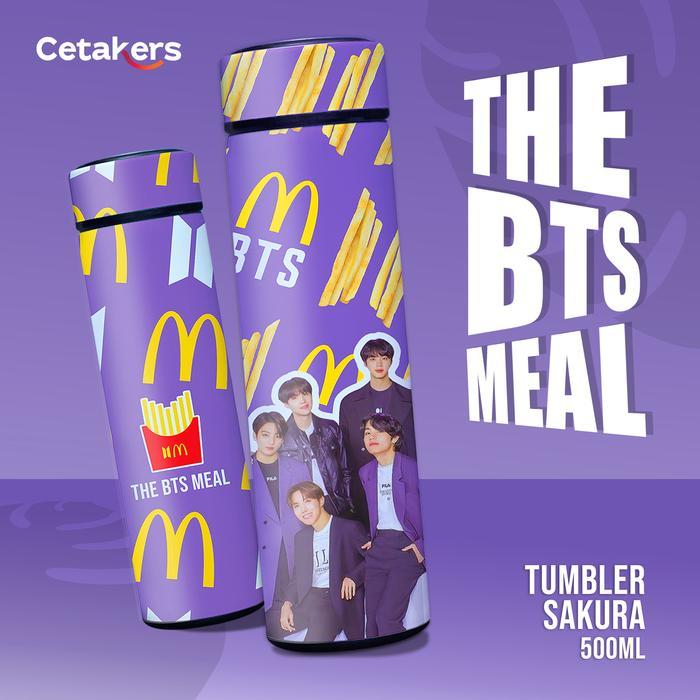 Hemm - Tumbler Botol Minum Bts Mcd / The Bts Meal / Botol Minum K-Pop