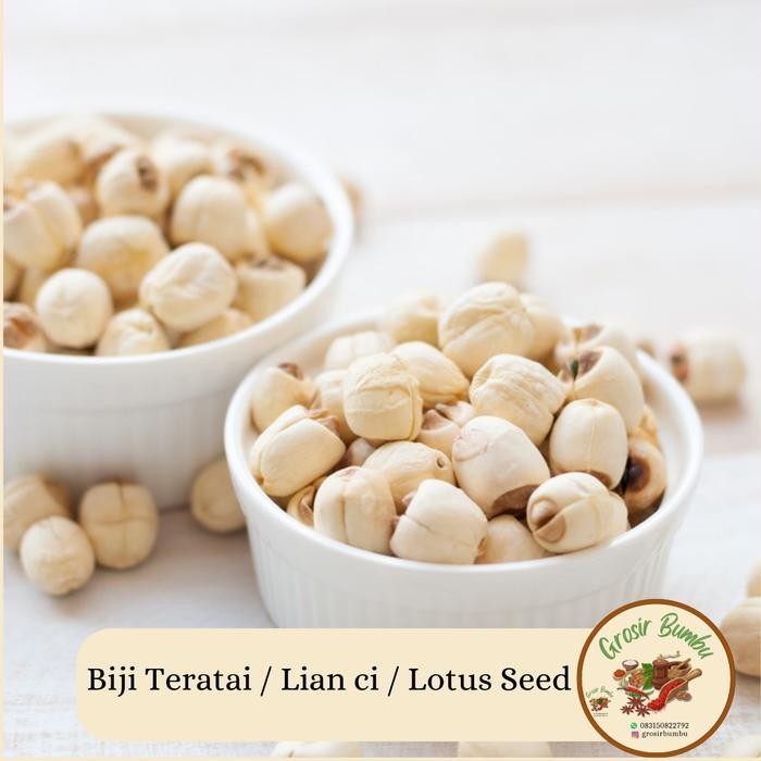 

ASLI Biji teratai / ci / Lotus seed 500 gram READY STOCK