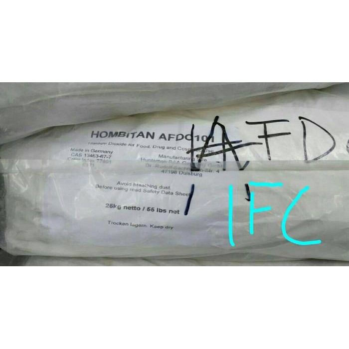 

Mamiseler45 - Titanium Dioxide Hombitan Pemutih Makanan Berkualitas Ex Finland