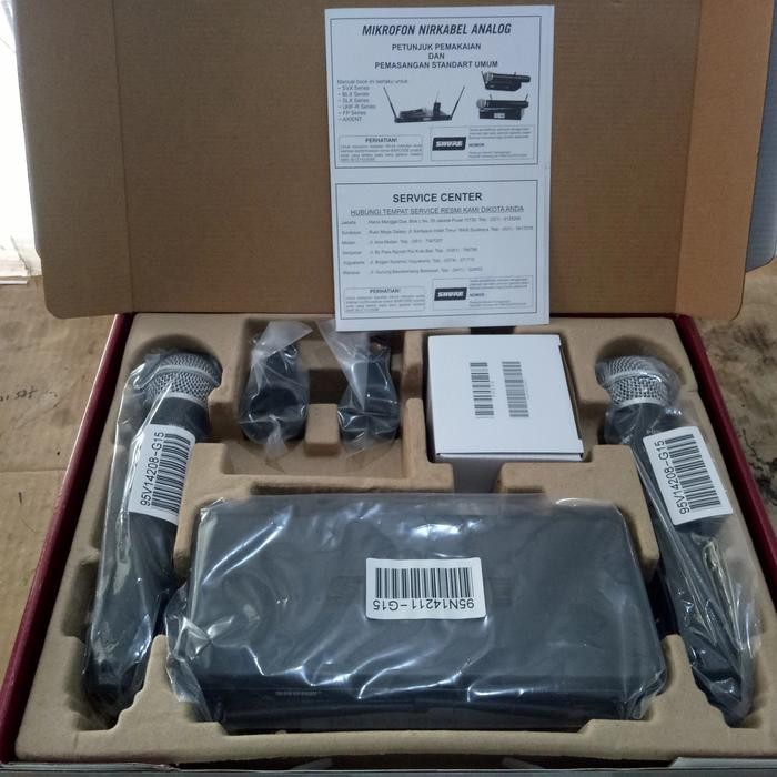 Mic wireless shure SVX288 pg28/ Double mic wireles shure svx288 pg 28