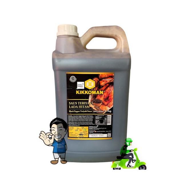 

Stok Baru Kikkoman Black Pepper Teriyaki-Saus Teriyaki Lada 5 L Khusus OJOL