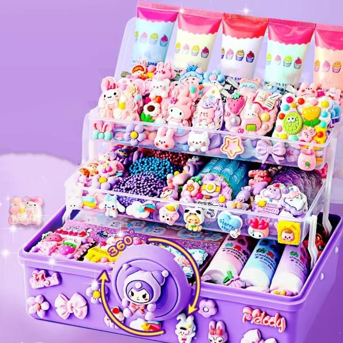 

Igoods.Rose Diy Guka Set Diy Gantungan Kunci Akrilik Set Diy Keychain Guka Stiker Set Lucu Anak Diy