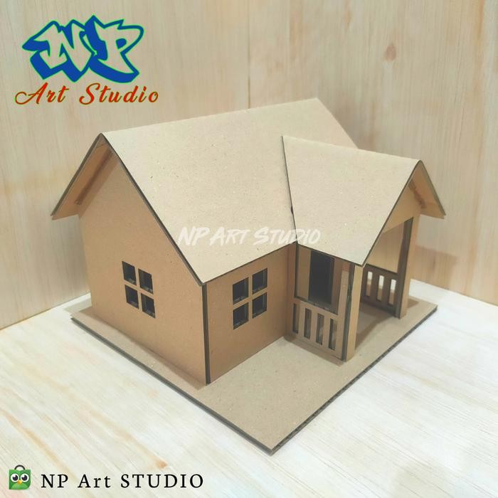 Prakarya Miniatur Rumah Dari Kardus