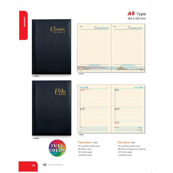 

Agenda Classic Diary Th 2025