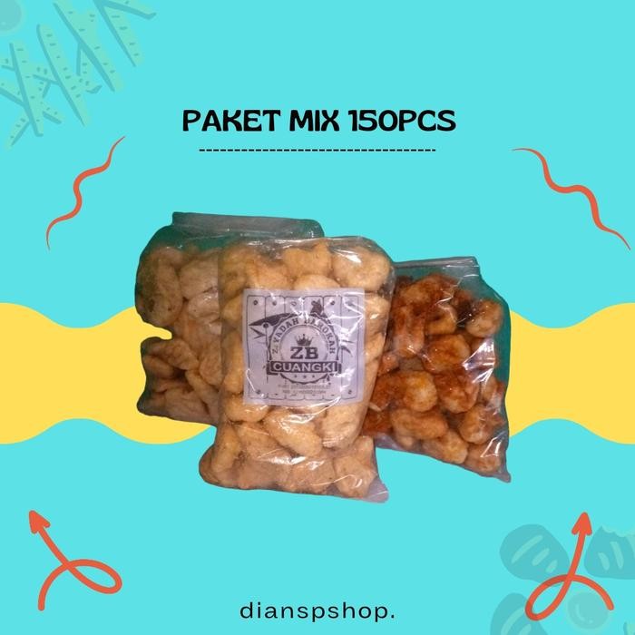 

Pilihan- Paket Mix 150Pcs Cuanki Lidah Cuanki Tahu Siomay Kuncup Madam Di Food