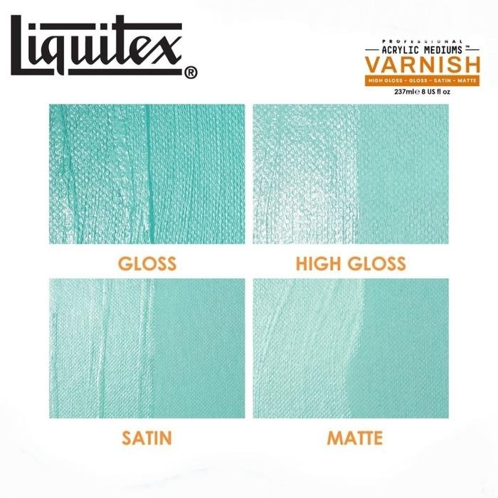 

Pilihan- Liquitex Matt , Satin , Gloss , High Gloss Varnish 237Ml